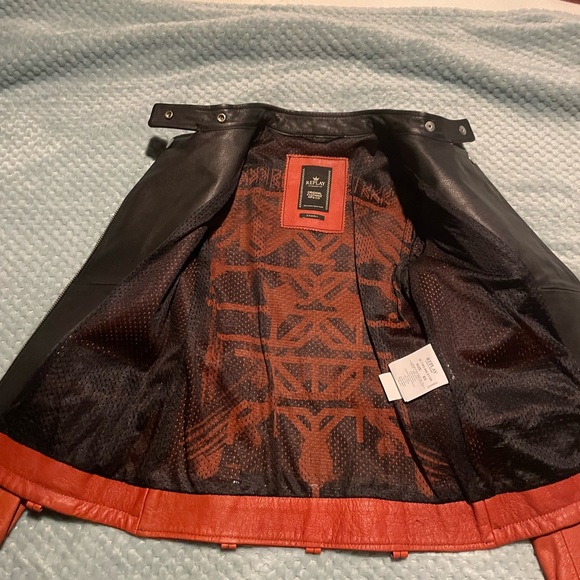 Replay biker leather jacket. NWT - Picture 3 of 12